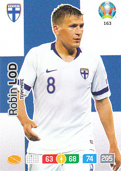 Robin Lod Finland Panini UEFA EURO 2020#163